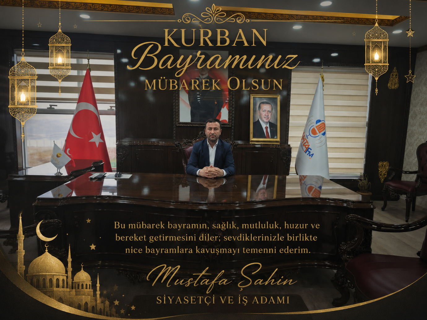 İş Adamı Mustafa Şahin’den Kurban Bayramı Mesajı