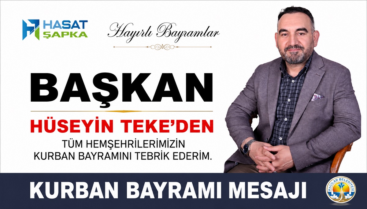 Başkan Hüseyin Teke’den Kurban Bayramı Mesajı