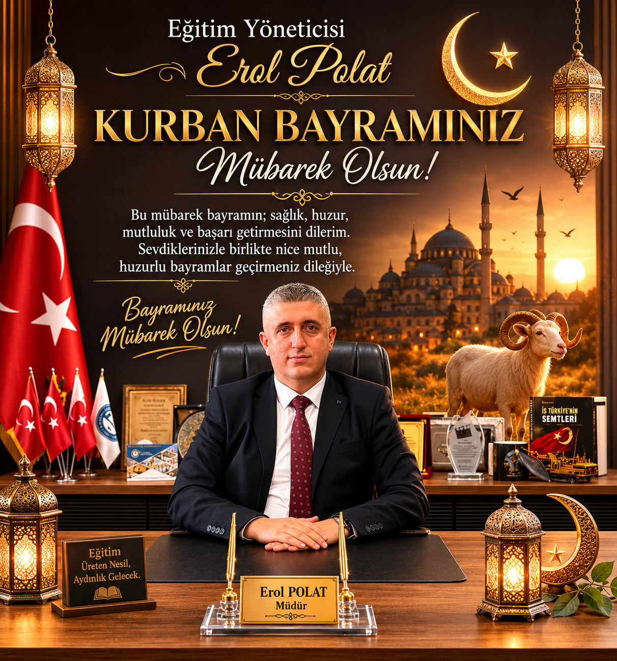 Eğitim Yöneticisi Erol Polat: ‘Bayramlar değerlerimizi yaşatmanın en güzel vesilesidir’