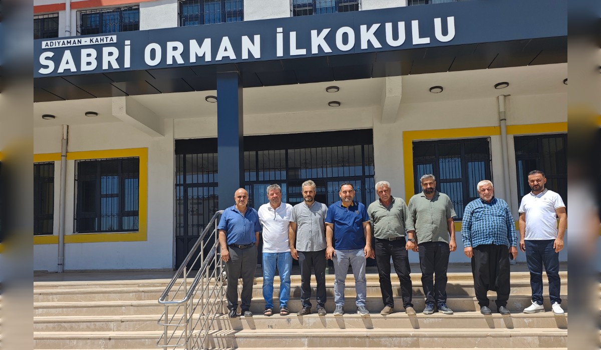 Başkan Hüseyin Teke’den Sabri Orman İlkokulu’na eğitim ve dayanışma ziyareti
