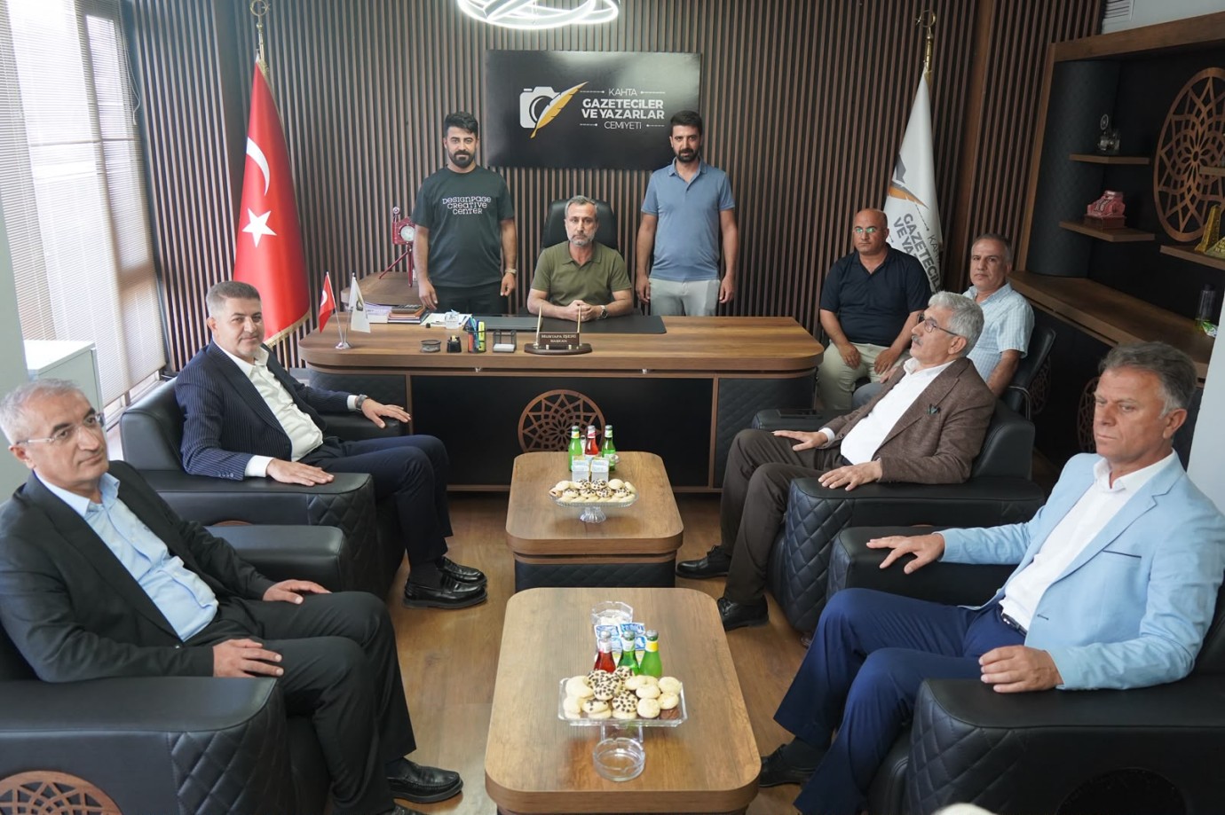 Milletvekili Şan ve Başkan Hallaç Basın Mensuplarıyla Buluştu