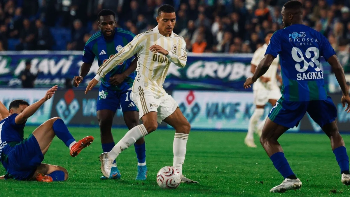Fenerbahçe, Rize deplasmanında 3 golle kazandı