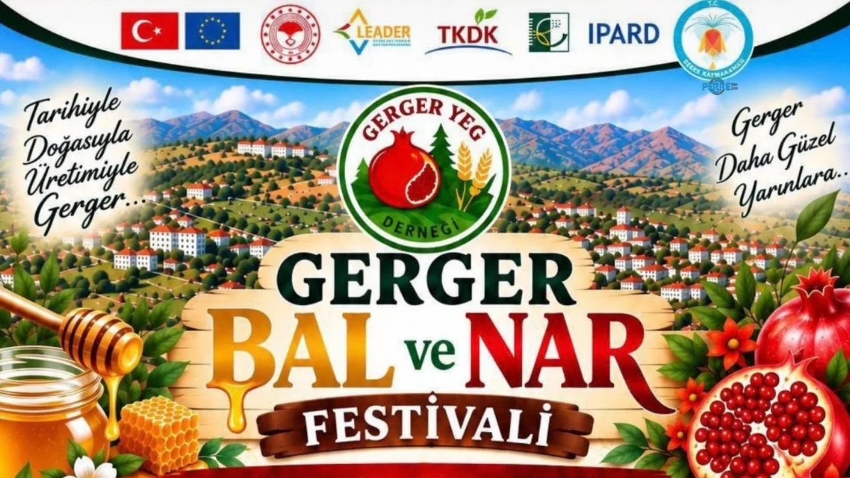 Gerger Bal ve Nar Festivali bugün düzenlenecek