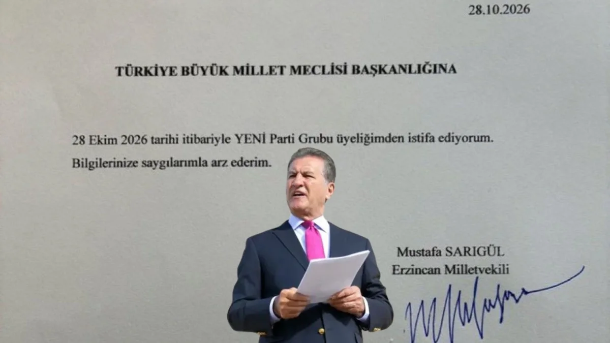Mustafa Sarıgül YENİ Parti'den istifa etti: ‘Adalet tecelli edecek, partime döneceğim’