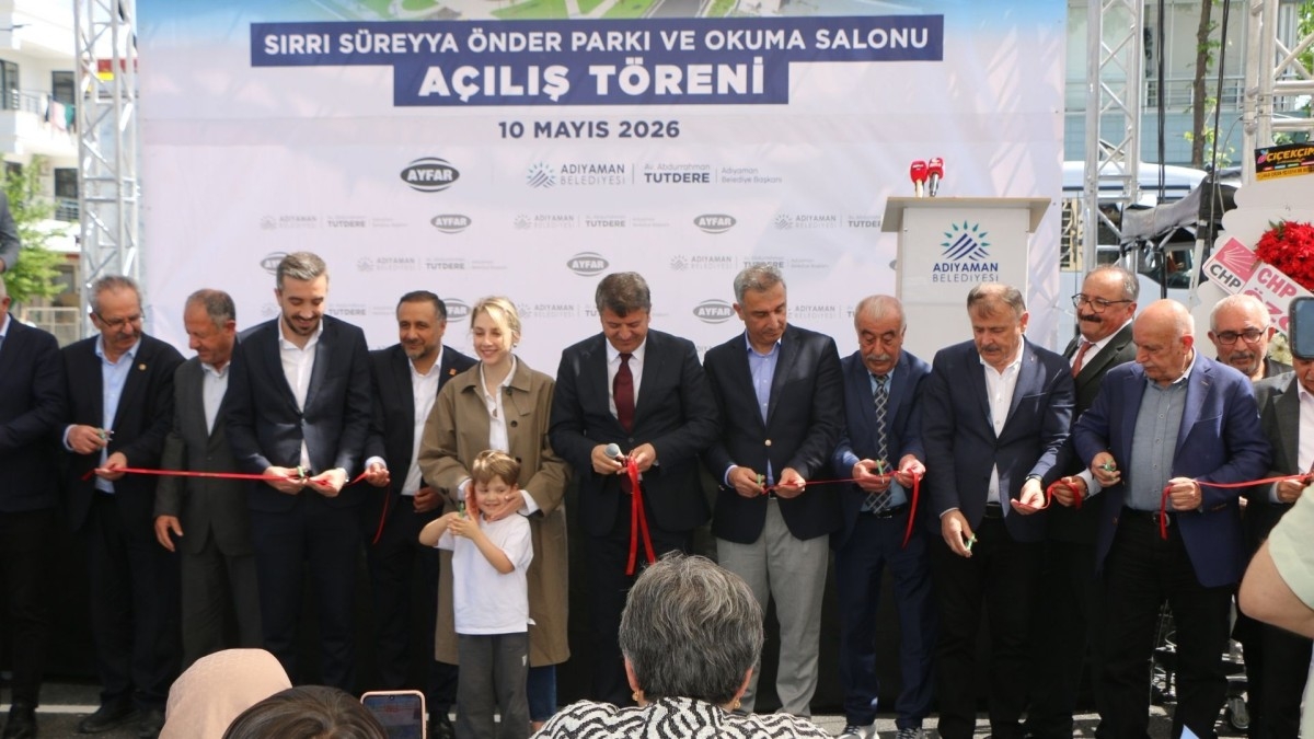 Adıyaman’da Sırrı Süreyya Önder Parkı ve Okuma Salonu gerçekleştirilen törenle hizmete açıldı - Videolu Haber